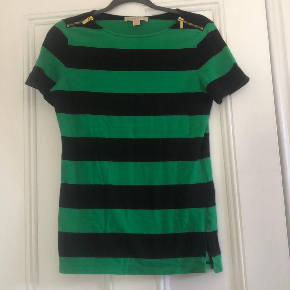 Michael Kors zip shoulder shirt